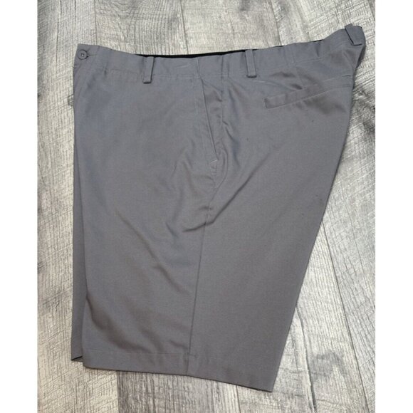Nike Golf Shorts Mens 38 Gray Flat Front Performance Stretch 10" Lightweight - Picture 9 of 10